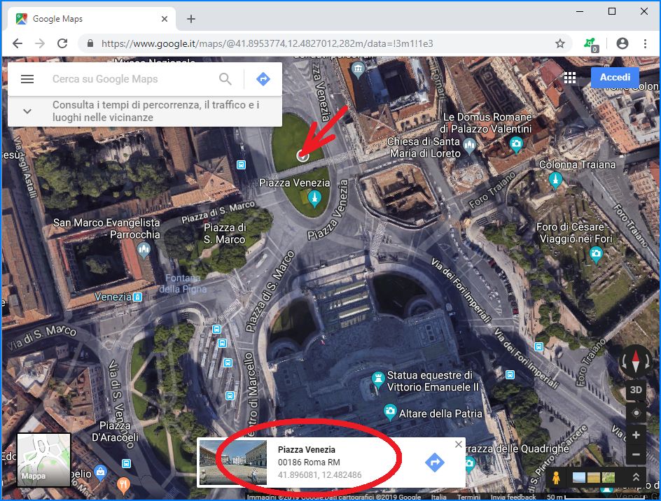 Screenshoot Google Maps